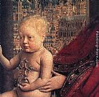 The Virgin of Chancellor Rolin [detail 2] by Jan van Eyck